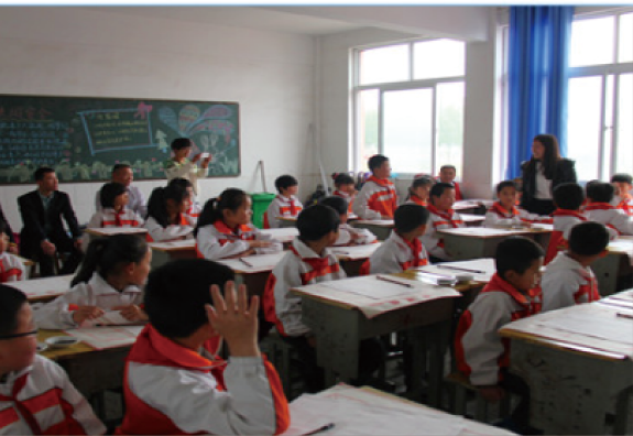 聊都会江北旅游度假区朱老庄镇大吴小学被列为“润基金”援建的第五所希望小学。